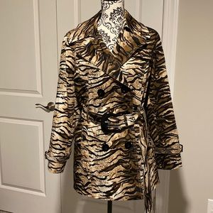 Outerwear by Lisa Animal Print Jacket Size M